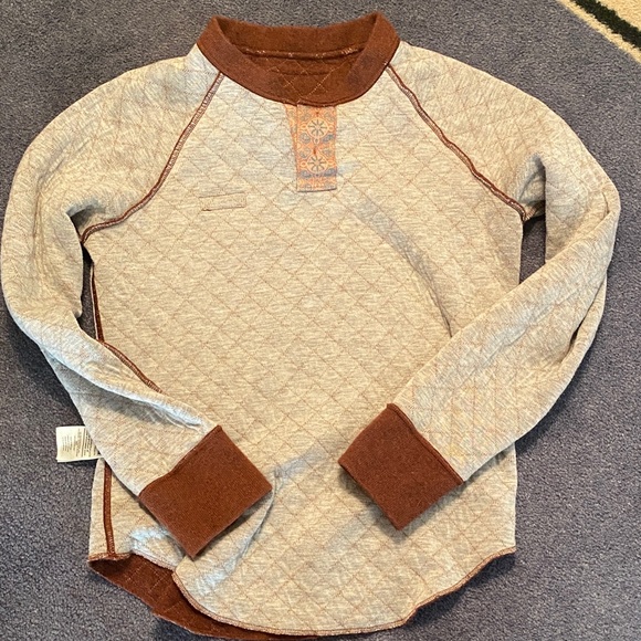 Patagonia Like New Wool Blend Diamond Quilt Henley Small - Picture 5 of 5